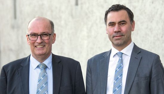 Markus Ritter (Président) et Martin Rufer (Directeur)