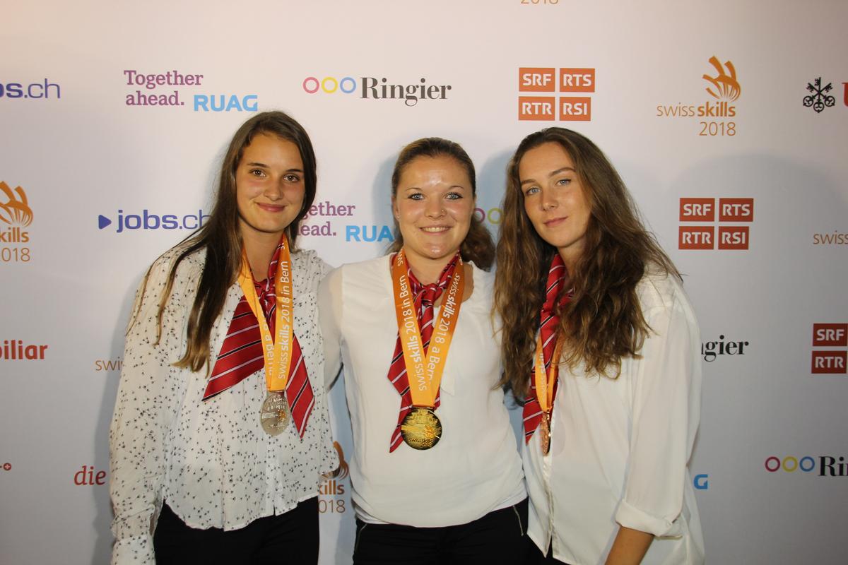 Pour les professionnels du cheval, le titre de championne suisse est remporté par Sarina Thommen de Bennwil (BL). L'argent a été obtenu par Stefanie Lang Gelfingen (LU) et le bronze par Orane Berget de Saint-Blaise (NE).